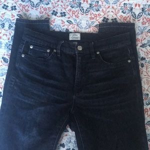 J.Crew black toothpick skinny jeans